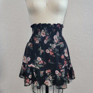Socialite 2-in-1 Smocked Floral Skirt / Top